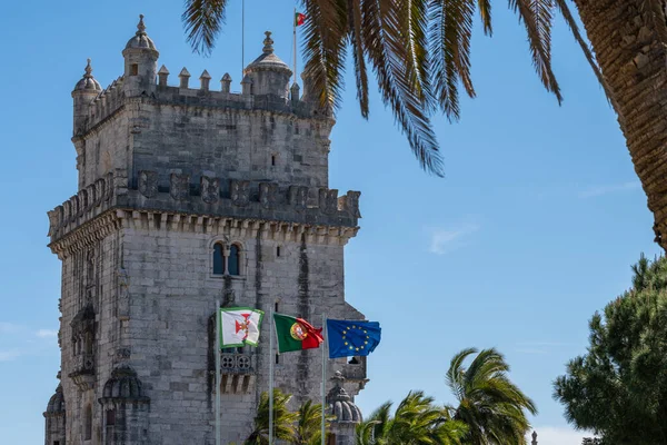 Museo Storico Della Torre Belem Nella Città Lisbona — Foto Stock