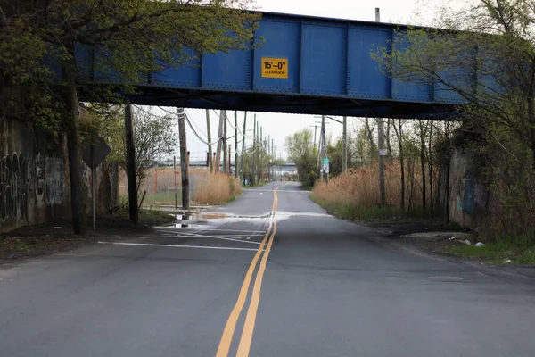 Blue Viaduct Bridge Road — Stock Photo, Image