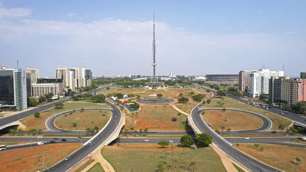 Bird Eye View Television Tower Park Brasilia — Stock Photo, Image