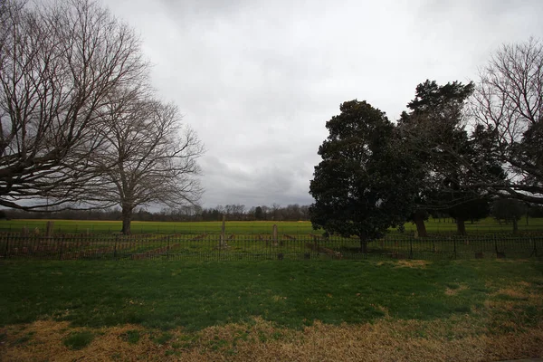 Cemitério Confederado Eastern Flank Battlefield Park Franklin Tennessee Eua — Fotografia de Stock