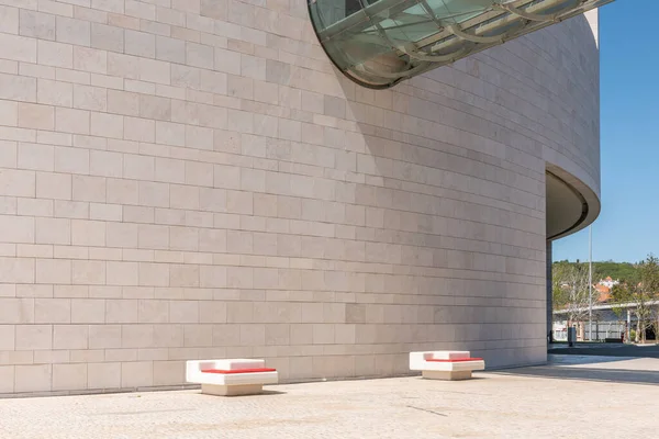 Vacker Bild Arkitekturen Champalimaud Foundation Byggnaden Lissabon Portugal — Stockfoto