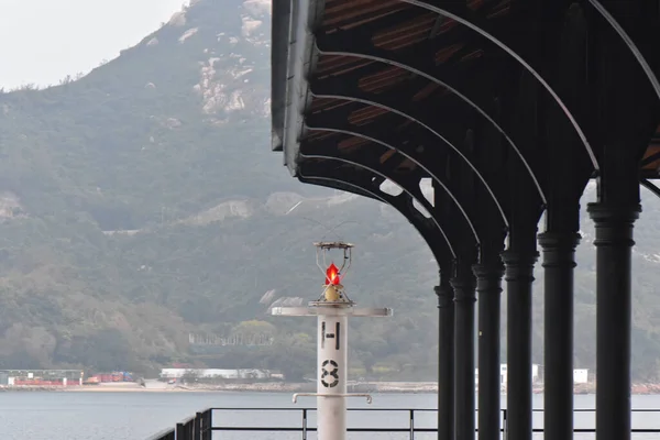 Zbliżenie Czarny Pier Dach Łuki Stanley Hongkong — Zdjęcie stockowe