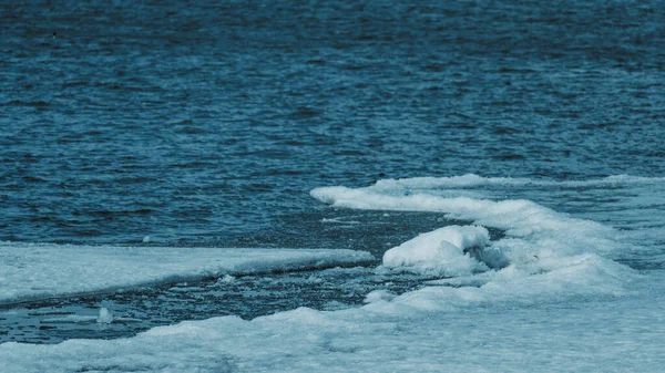 Krásný Výhled Moře Ledovci — Stock fotografie