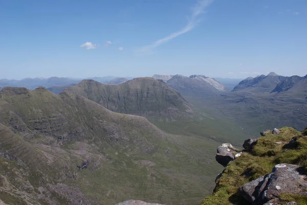 Een Bergachtig Landschap Schotland — Stockfoto