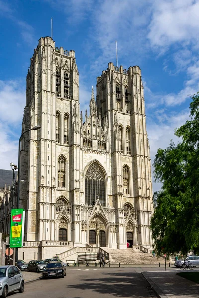 ブリュッセルの聖マイケルと聖グドゥラ大聖堂 ベルギー ヨーロッパ — ストック写真