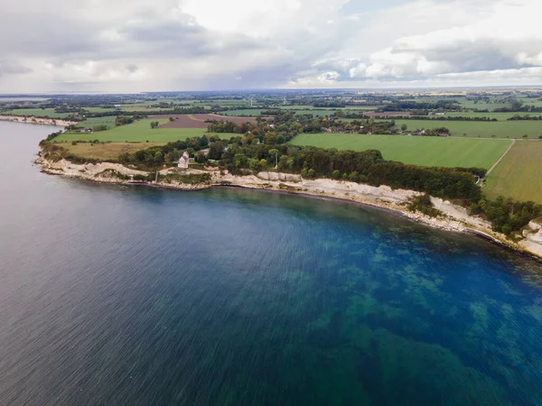 Una Vista Aérea Stevns Klint Dinamarca —  Fotos de Stock