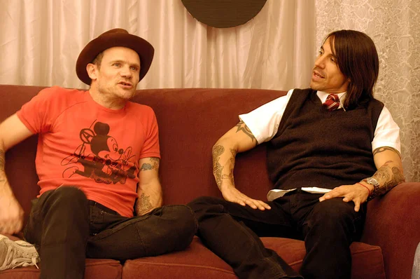Close Flea Anthony Kiedis Red Hot Chilli Peppers Uma Entrevista — Fotografia de Stock