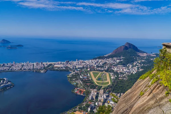 Brezilya Nın Rio Janeiro Şehrinde Açık Bir Günde Leblon Ipanema — Stok fotoğraf