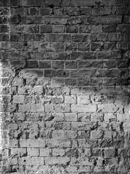 Pionowe Zbliżenie Kamiennej Tekstury Ceglanej Ściany Szarości — Zdjęcie stockowe