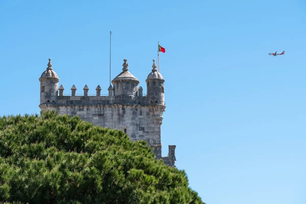 Château Sur Colline Portugal Lumière Jour — Photo