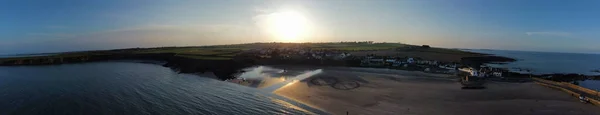 Панорама Лахшині Під Час Заходу Сонця Графстві Дублін Ірландія — стокове фото