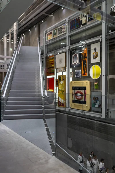 Single Staircase Boijmans Van Beuningen Art Depot Storage Rooms Art — Stock Photo, Image