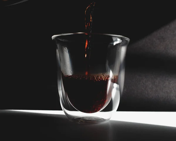 Zbliżenie Strzał Gorącej Kawy — Zdjęcie stockowe