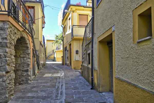 Een Smalle Straat Calvello Dorp Basilicata Regio Van Italië — Stockfoto