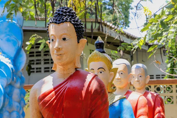 Some Statues Heaven Hell Temple Wat Saen Suk Chonburi Thailand — Stock Photo, Image