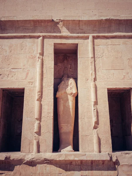 Nærbillede Skudt Lighuset Tempel Hatshepsut Egypten - Stock-foto