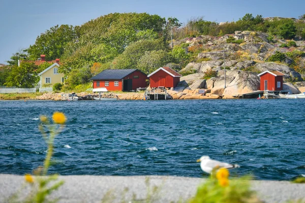 햇빛이 내리쬐는 스웨덴 왕국의 아름다운 — 스톡 사진