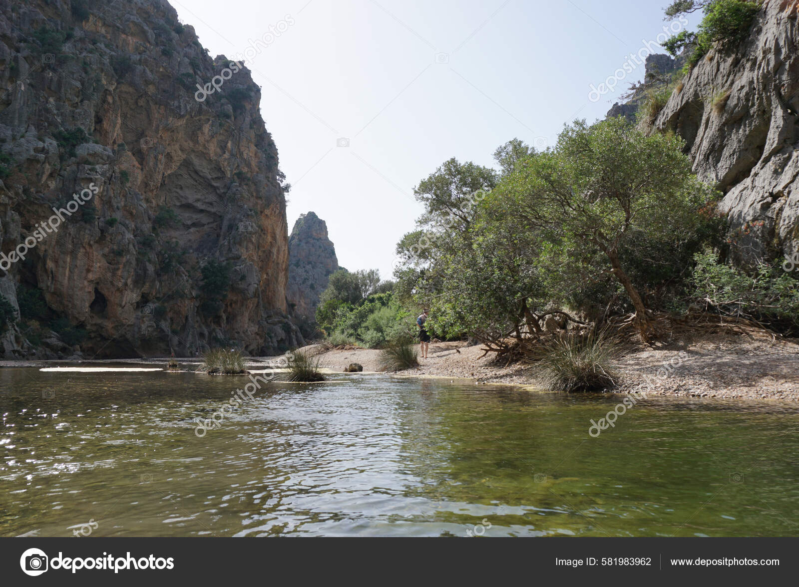 Фото Torrent Pareis Майорка Испания Стоковое Фото.