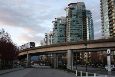 Vancouver, British Columbia, Kanada 'da Gökyüzü Treni