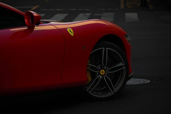 Ferrari Roma Nın Çekimleri — Stok fotoğraf