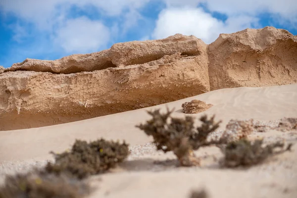 배경에 고립된 사막에서 가형성 — 스톡 사진