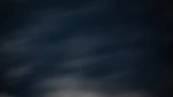Низкоугольный Снимок Долгого Обнажения Звездного Неба — стоковое фото