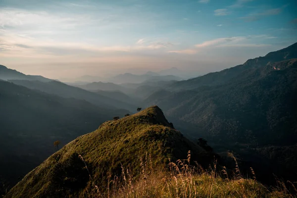 Beautiful Shot Little Adam Peak Sunrise Sri Lanka — Stock Photo, Image