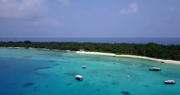Veduta Aerea Bellissimo Paesaggio Alle Maldive — Foto Stock