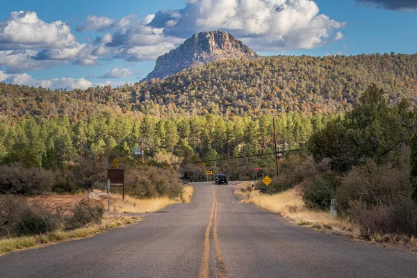 Vue Panoramique Sentier Thumb Butte Prescott Arizona Par Temps Ensoleillé — Photo