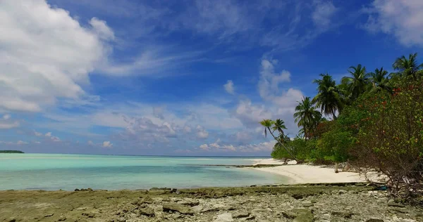 Beautiful View Tropical Beach Maldives — Stock Photo, Image