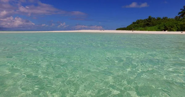 Krásný Výhled Moře Ostrovem Slunečného Dne — Stock fotografie