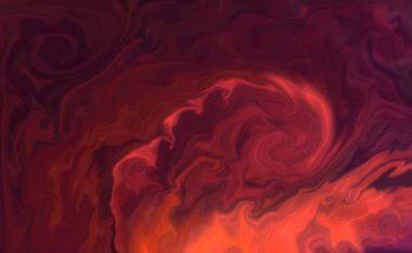 Alkol mürekkebi ve mürekkep renkleriyle modern sıvı sanatının soyut bir tablosu.