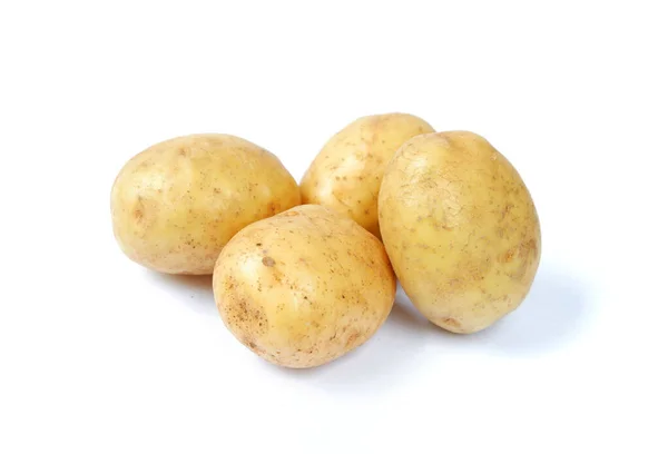 Raw Potato Isolated White Background — Stock Photo, Image