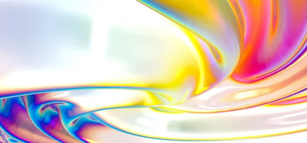 Sıvı Renklerden Oluşan Soyut Bir Çizgi — Stok fotoğraf