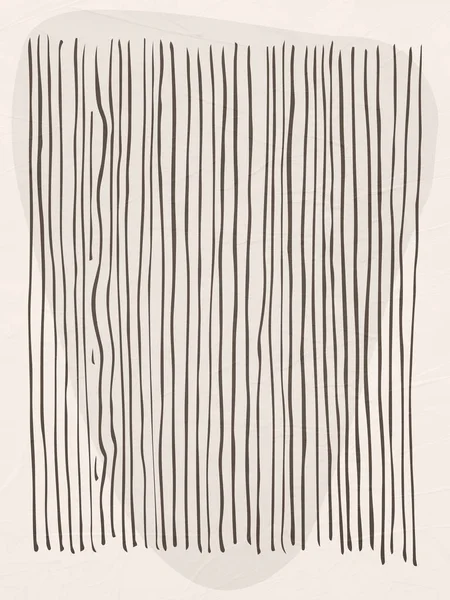 Вертикальна Мінімалістична Абстрактна Геометрична Художня Ілюстрація Оформлення Стін Листівок Або — стокове фото