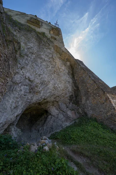 Slovakya Daki Likava Kalesindeki Bir Mağaranın Dikey Görüntüsü — Stok fotoğraf