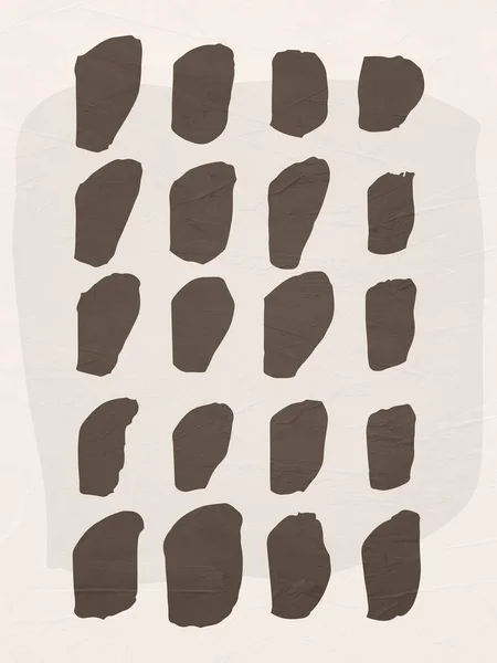 Вертикальная Минималистическая Абстрактная Геометрическая Иллюстрация Оформления Стен Открыток Обложек Брошюр — стоковое фото