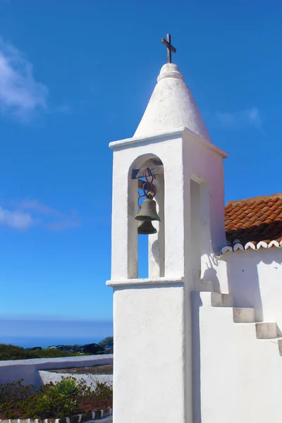 Vertical Shot Bells Church Nuestra Senora Los Reyes Hierro Canary — Stock Photo, Image