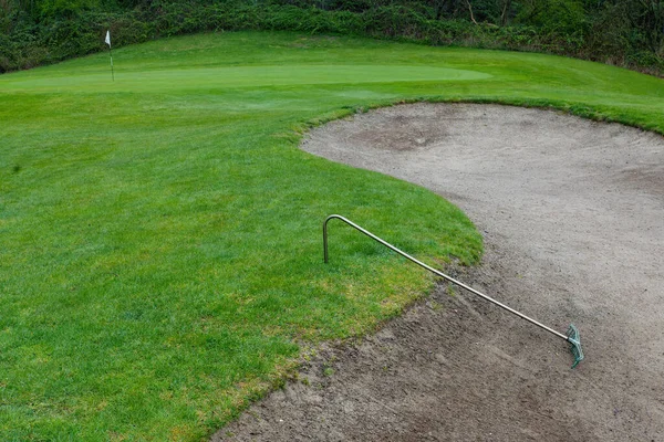 Een Shot Van Een Prachtige Golfbaan — Stockfoto