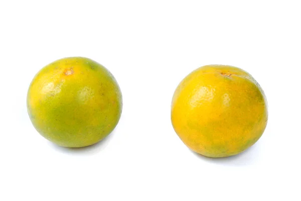 Photo Two Oranges Isolated White Background Royalty Free Stock Photos