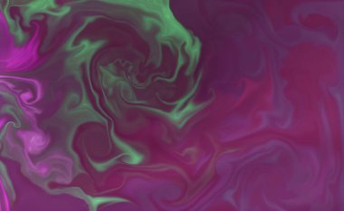 Alkol mürekkebi ve mürekkep renkleriyle modern sıvı sanatının soyut bir tablosu.