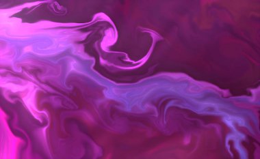 Alkol mürekkebi ve mürekkep renkleriyle modern sıvı sanatının soyut bir tablosu.