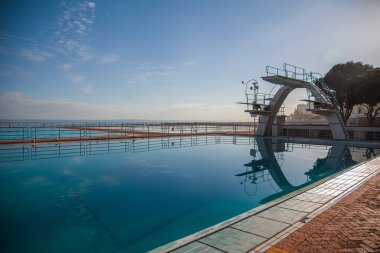 Cape Town 'daki Sea Point yüzme havuzu.