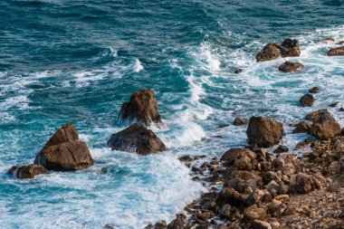 Tabarka yakınlarında bir deniz manzarası.
