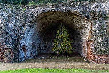 Napoli yakınlarındaki Baia Arkeoloji Parkı, Campania bölgesi, İtalya