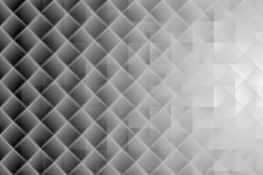 Bilgisayar dokusu veya arkaplanı tarafından oluşturulan karelerden oluşan soyut bir Gri illüstrasyon