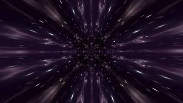Тривимірне Відображення Геометричних Фігур Барвистими Неоновими Вогнями Наукового Фону — стокове фото