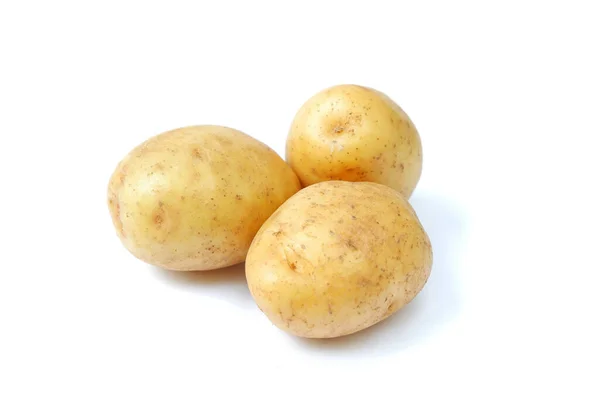 Raw Potato Isolated White Background — Stock Photo, Image