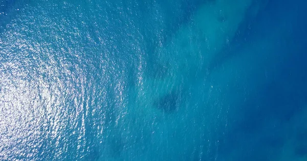 Una Vista Dall Alto Limpide Acque Blu Dell Oceano Asia — Foto Stock