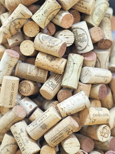 Collection Fine Wine Corks — Stock Photo, Image